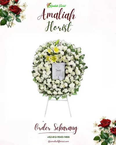 Krans Bunga Duka Cita di Pagedangan